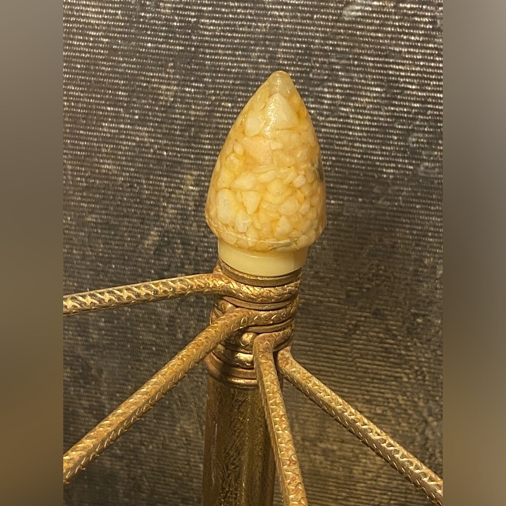 Vintage Hollywood Regency Jewelry Display / Towel Holder #8535 💎 - Picture 3 of 13